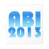 ABI 2013 NOTITIEBLOK (Voorkant)