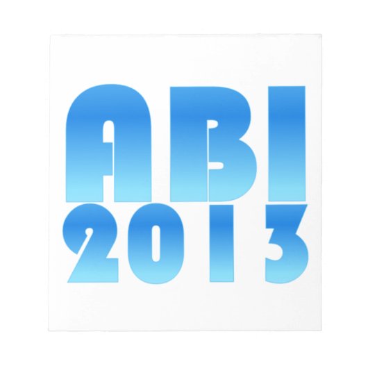 ABI 2013 NOTITIEBLOK (Voorkant)