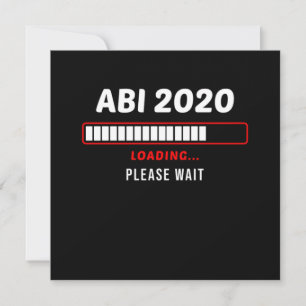 ABI 2020 Laden Computer Nerd Afstuderen Day Cadeau Kaart