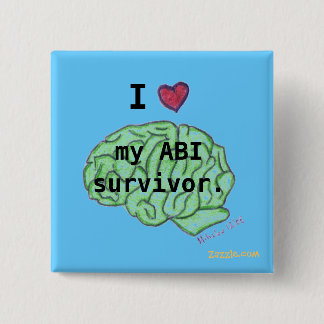 ABI-bewustmakingsknop Vierkante Button 5,1 Cm