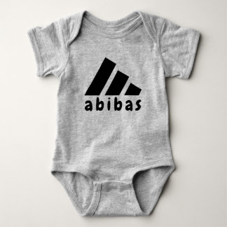 Abibas - ADIDAS Parodie Logo Grappige Grap Gift Romper