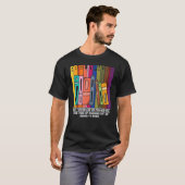 Abibliofobie Definitie Koekworm Reader T-shirt (Voorkant volledig)