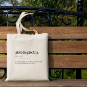 Abibliofobie definitie tote bag
