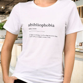Abibliofobische boekliefhebbers Tri-Blend shirt