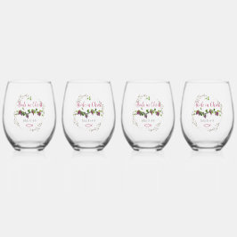 Abide in Christus Wijnglas Zonder Voet