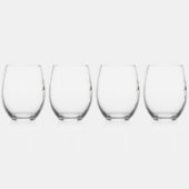 Abide in Christus Wijnglas Zonder Voet (Rechts)