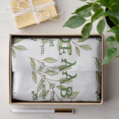 Abide in me Christelijk weefselpapier Tissuepapier (Geschenk)