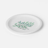 Abide in me Scripture Verse John 15:7 Papieren Bordje (Gekanteld)