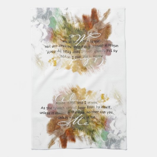 Abide in Me Towel Theedoek (Verticaal)