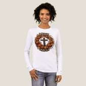 ABIDE Johannes 15:4 Fall Christelijk T-shirt | Pom (Voorkant)