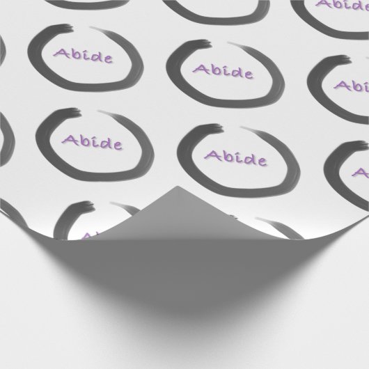 Abide Zen Buddhist Enso Cirkel Cadeaupapier (Hoek)