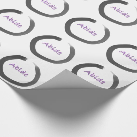 Abide Zen Buddhist Enso Cirkel Cadeaupapier (Hoek)