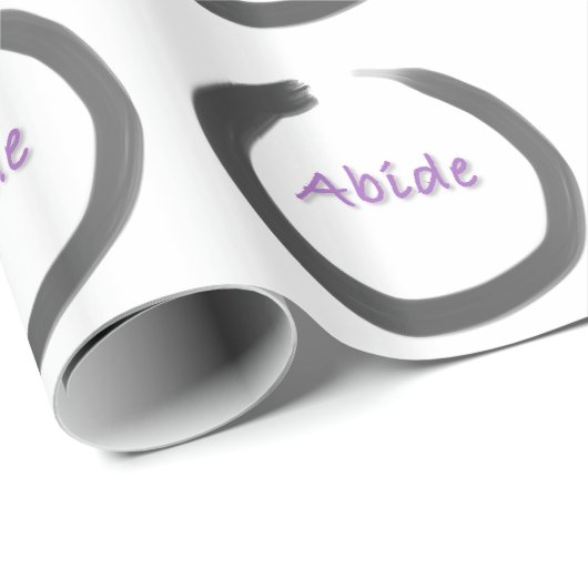 Abide Zen Buddhist Enso Cirkel Cadeaupapier (Rol Hoek)