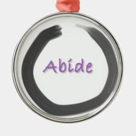 Abide Zen Buddhist Enso Cirkel Metalen Ornament