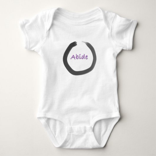 Abide Zen Buddhist Enso Cirkel Romper (Voorkant)