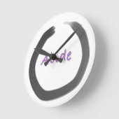 Abide Zen Buddhist Enso Cirkel Ronde Klok (Hoek)