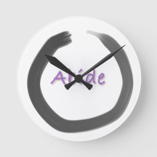 Abide Zen Buddhist Enso Cirkel Ronde Klok