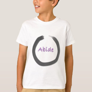 Abide Zen Buddhist Enso Cirkel T-shirt