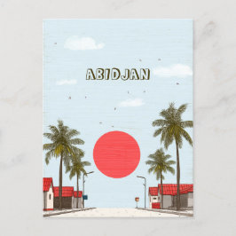 Abidjan Ivoorkust Briefkaart