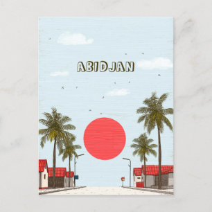 Abidjan Ivoorkust Briefkaart