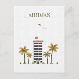 Abidjan Ivoorkust Briefkaart