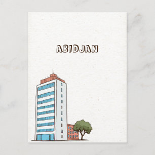 Abidjan Ivoorkust Briefkaart