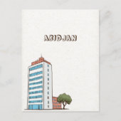 Abidjan Ivoorkust Briefkaart (Voorkant)