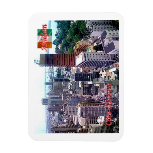 ABIDJAN - MAGNET MAGNEET (Verticaal)