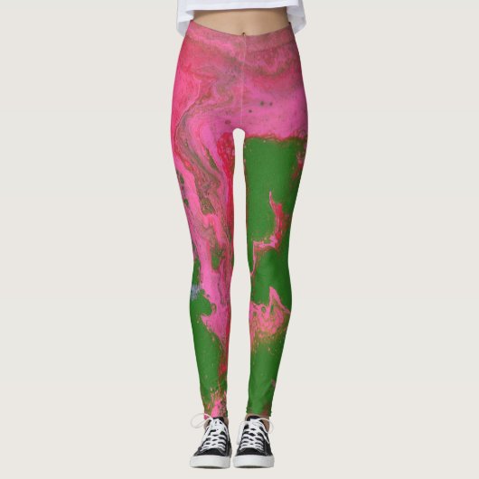 Abigail 1 Crazy Abstract Leggings (Voorkant)