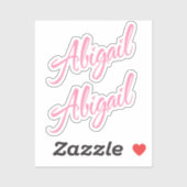 Abigail 2x Vinyl Sticker (Vel)