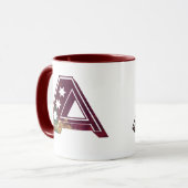 ABIGAIL -A- kastanjebruin  grunge Mok (Voorkant links)