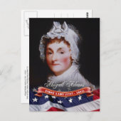 Abigail Adams, First Lady of the U.S. Briefkaart (Voorkant / Achterkant)
