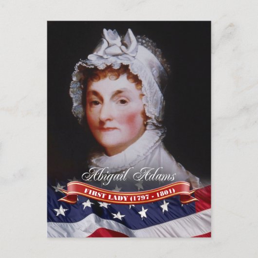 Abigail Adams, First Lady of the U.S. Briefkaart (Voorkant)