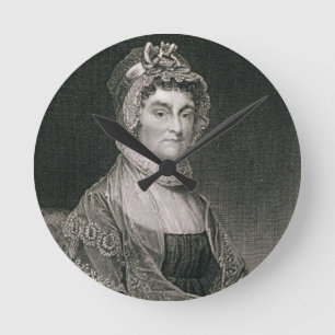 Abigail Adams, gegraveerd door G.F. Storm (fl.c.18 Ronde Klok