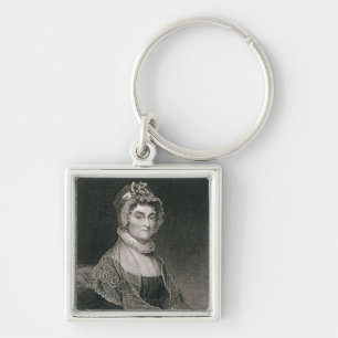 Abigail Adams, gegraveerd door G.F. Storm (fl.c.18 Sleutelhanger