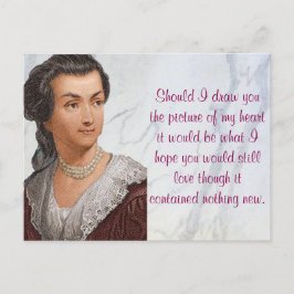 Abigail Adams love letters Briefkaart
