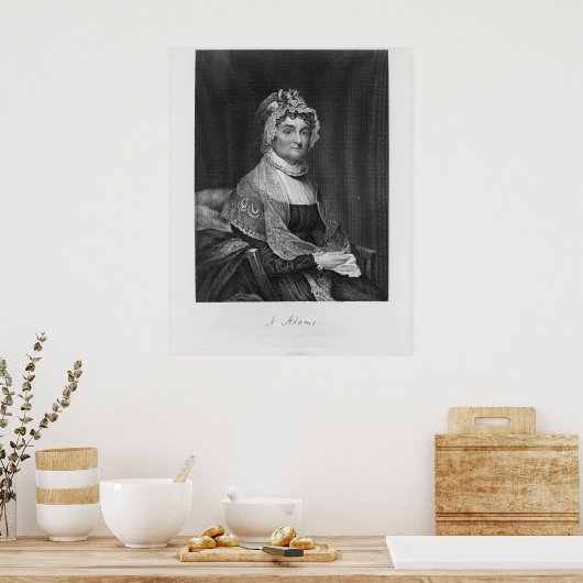 ABIGAIL ADAMS van een oorspronkelijk schilderij va Poster (Keuken)