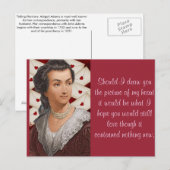 Abigail Adams verliefde letters Briefkaart (Voorkant / Achterkant)