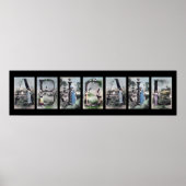 ABIGAIL Alfabet Letter Name Art Poster (Voorkant)