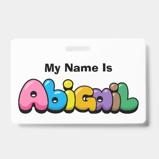 Abigail Badge (Voorzijde)