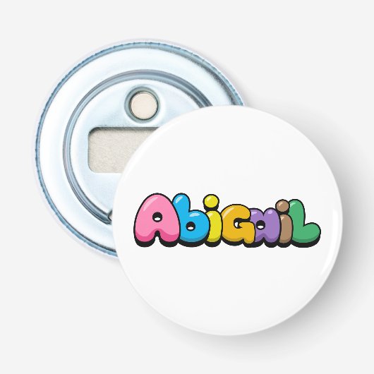 Abigail Button Flesopener (Voorkant)