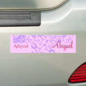 Abigail Designer Name III Bumpersticker (Op auto)