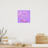 Abigail Designer Name Poster (Keuken)