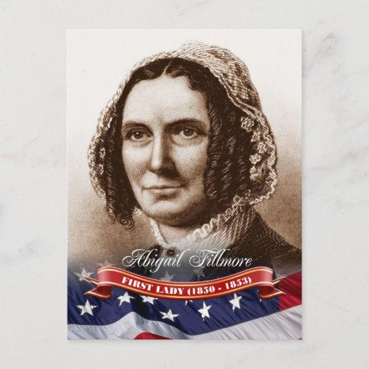 Abigail Fillmore, First Lady of the U.S. Briefkaart (Voorkant)