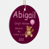 Abigail/foto Keramisch Ornament (Rechts)