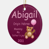 Abigail/foto Keramisch Ornament (Links)