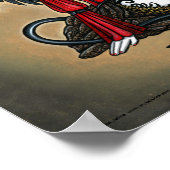 "Abigail" Gothic Cherry Bomb Devil Fae Poster (Hoek)