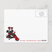 "Abigail" Gothic Fairy Cherrybom Angel Briefkaart (Achterkant)