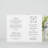 Abigail katholieke bruiloft - programma voor volle (Staand voorkant)