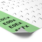 Abigail-lettertypeligaturen Poster (Hoek)